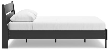 Socalle - Panel Platform Bed, Full, White