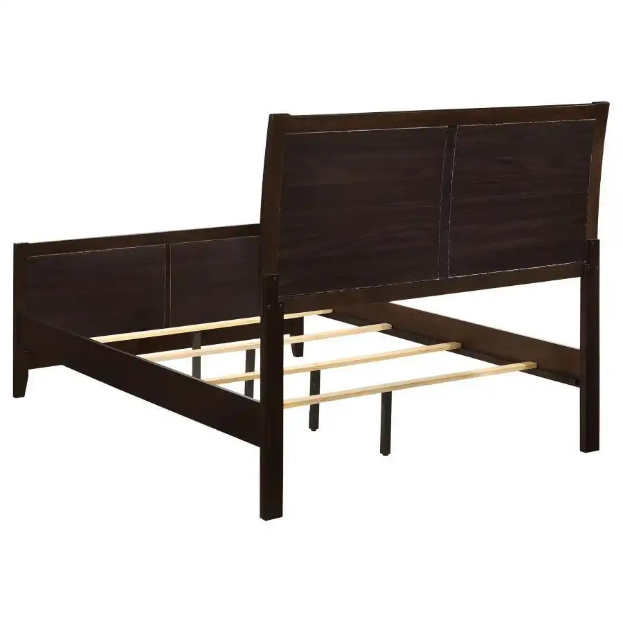 Carlton - Wood Panel Bed, Full, Black