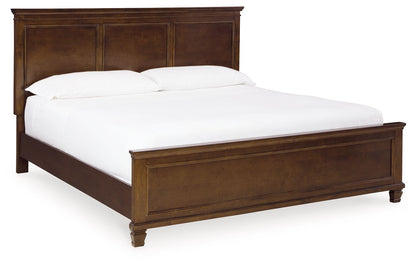 Danabrin - Panel Bed, Twin, Dark Brown