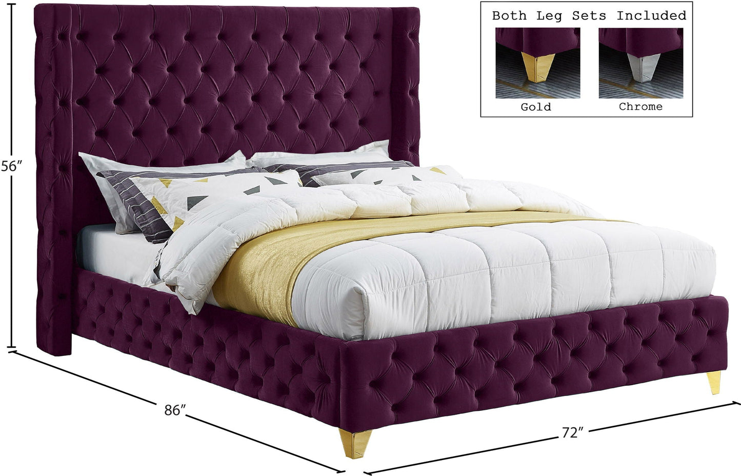 Savan - Bed, Queen, Beige