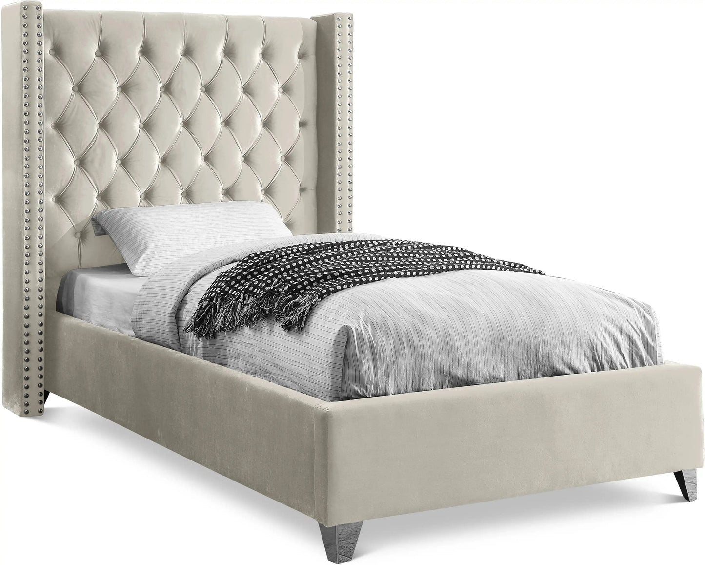 Aiden - Bed, King, Beige