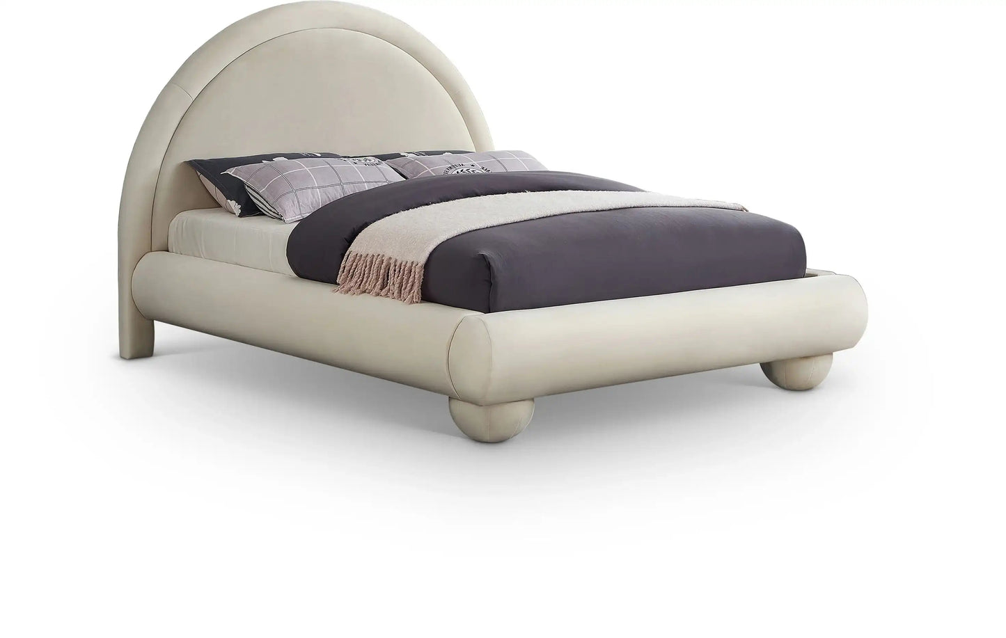 Madrid - Upholstered Bed, Full, Beige