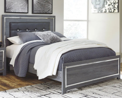 Lodanna - Panel Bed, Queen, Gray