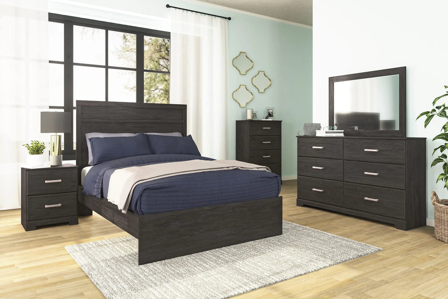Belachime - Bedroom Set, Black