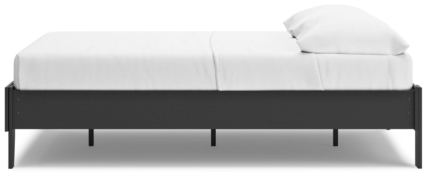 Socalle - Platform Bed, Twin, White