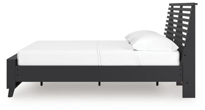 Danziar - Slat Panel Bed