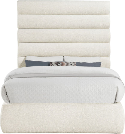 Adam - Boucle Fabric Bed With 70.5 Headboard