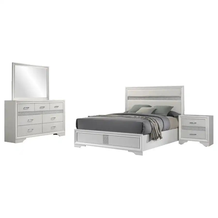 Miranda - Panel Bedroom Set, White