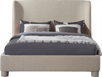 Penny - Polyester Fabric Bed, Full, Beige