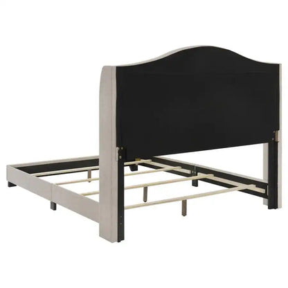 Sonoma - Upholstered Wingback Bed, Full, Dark Gray