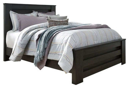 Brinxton - Panel Bed, Queen, Black