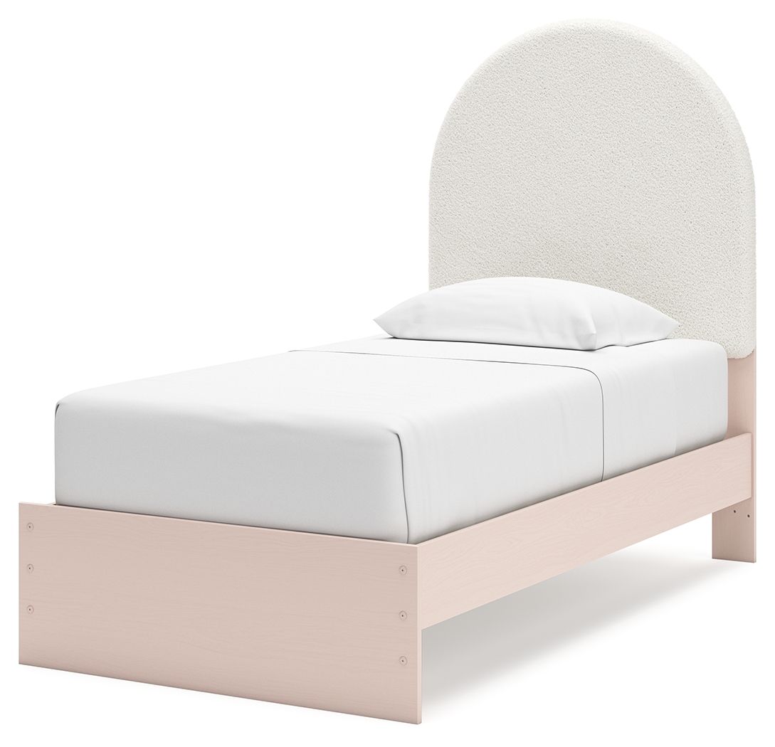 Wistenpine - Upholstered Panel Bedroom Set, Pink