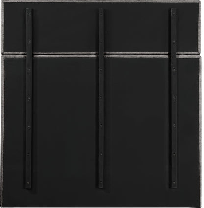 Adam - Chenille Fabric Bed With 70.5 Headboard, Full, Beige