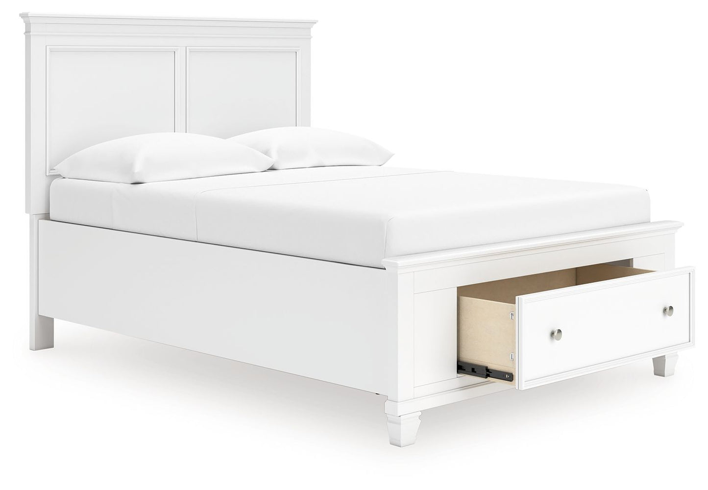 Fortman - Panel Bed, Full, White