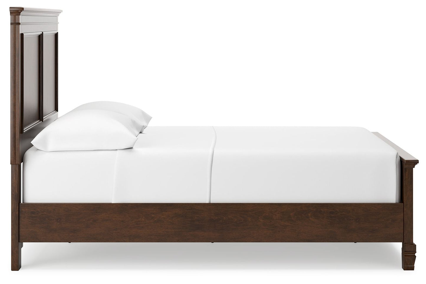 Danabrin - Panel Bed, Twin, Dark Brown
