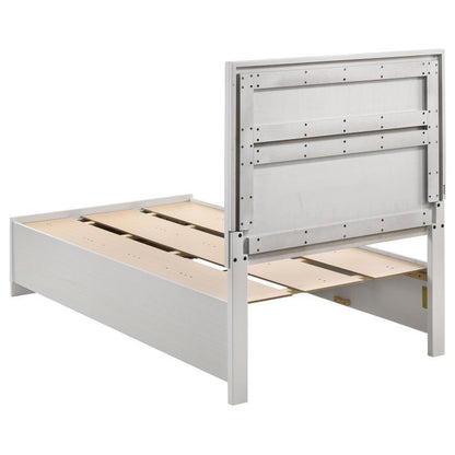 Miranda - Wood Storage Panel Bed, Full, White