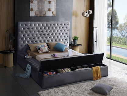 Bliss - Bed, Queen, Dark Gray
