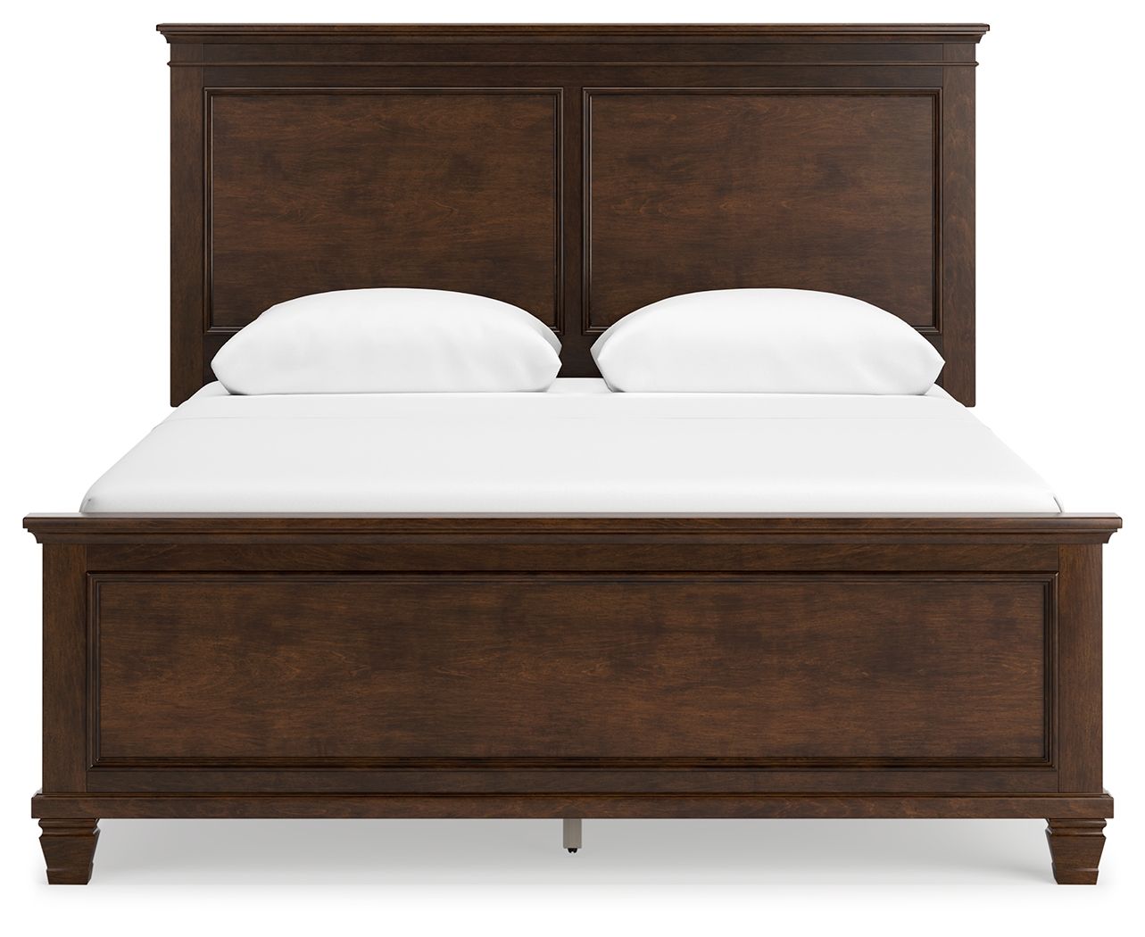 Danabrin - Panel Bed, Twin, Dark Brown