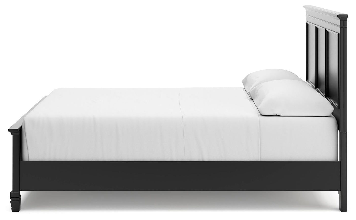 Lanolee - Panel Bed, Queen, Black
