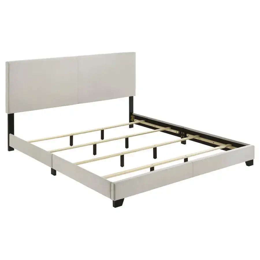 Dorian - Upholstered Panel Bed, Full, Black
