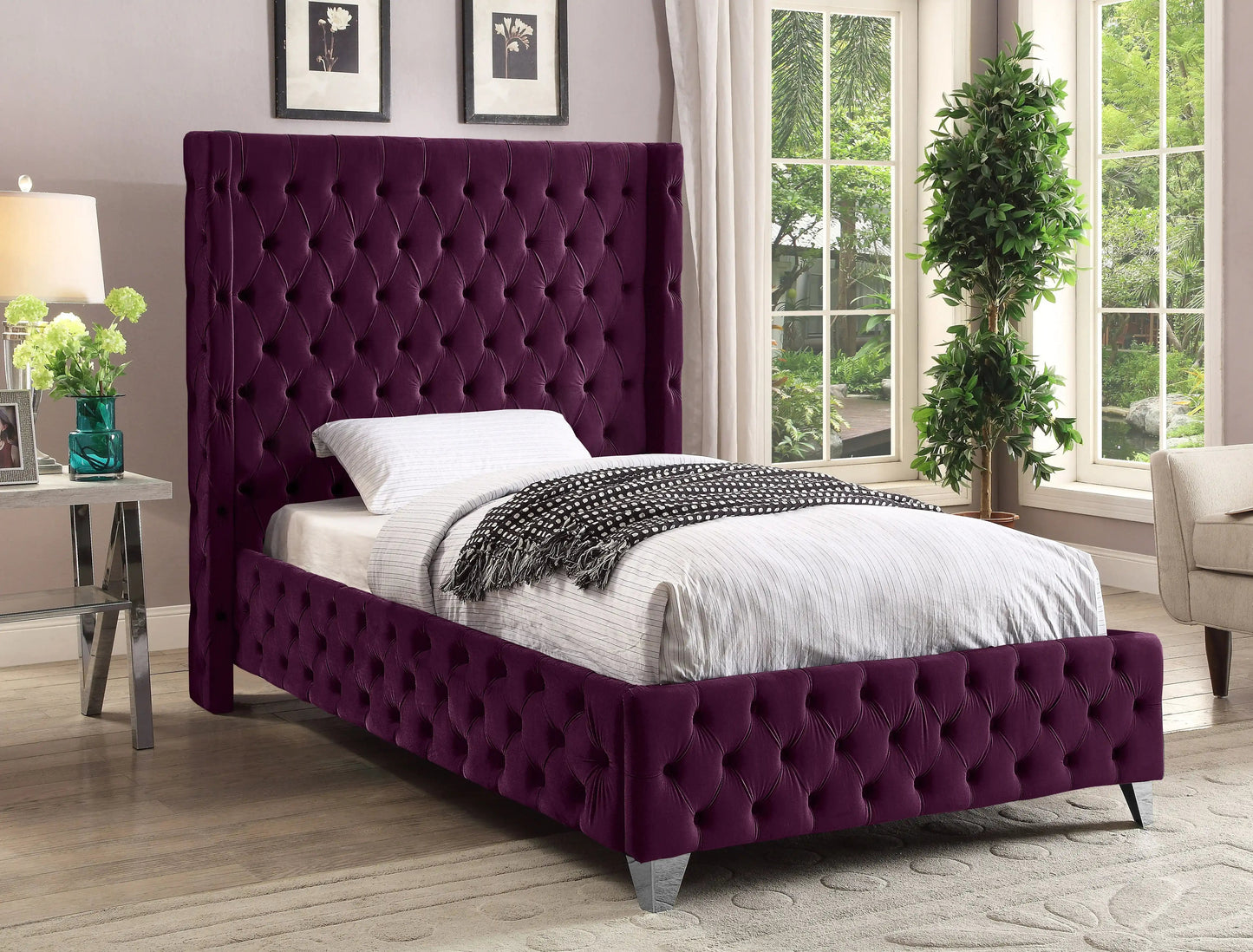 Savan - Bed, Queen, Beige