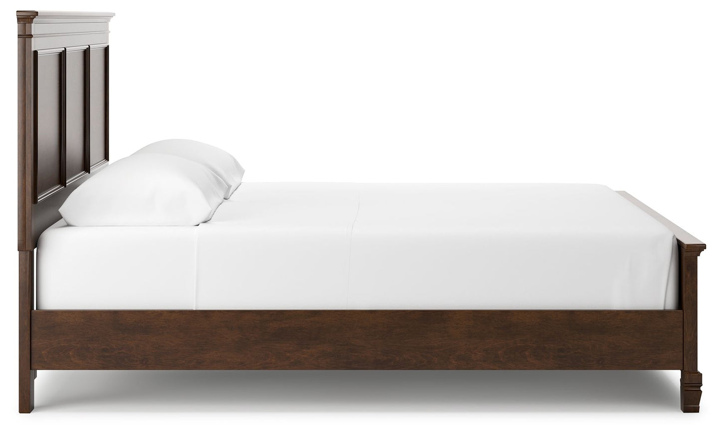 Danabrin - Panel Bed, Twin, Dark Brown