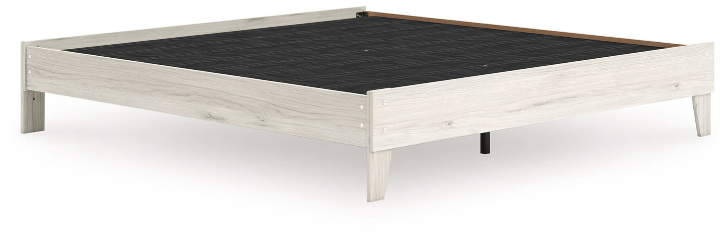 Socalle - Platform Bed, Twin, White