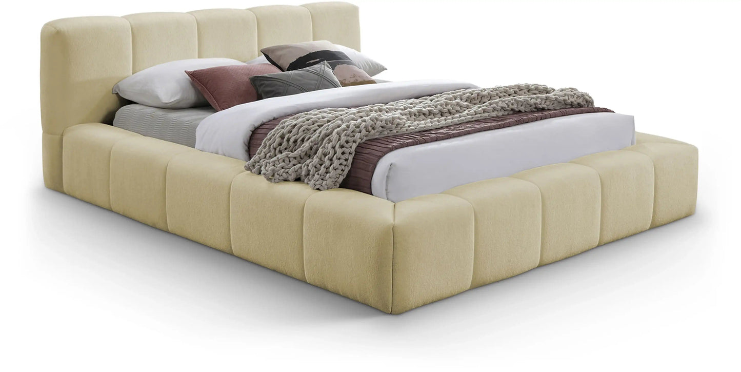 Carlin - Bed, Full, Beige