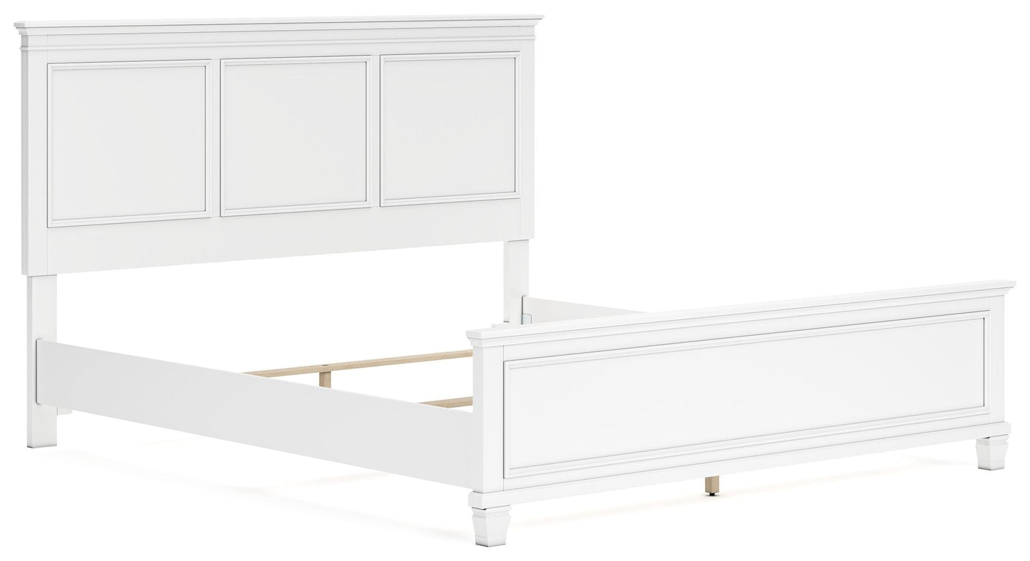 Fortman - Panel Bed, Full, White