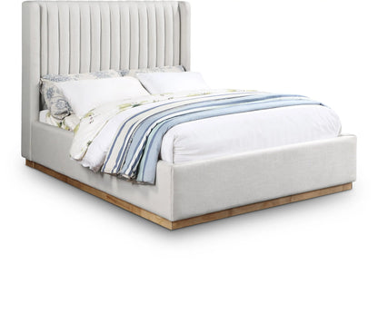 Logan - Bed, Full, Beige