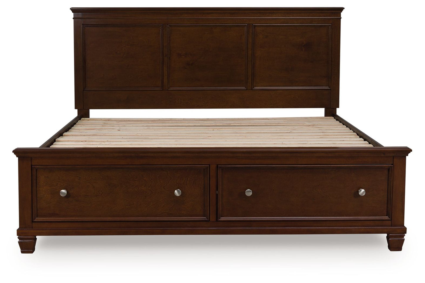 Danabrin - Panel Bed, Twin, Dark Brown