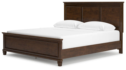 Danabrin - Panel Bed, Twin, Dark Brown