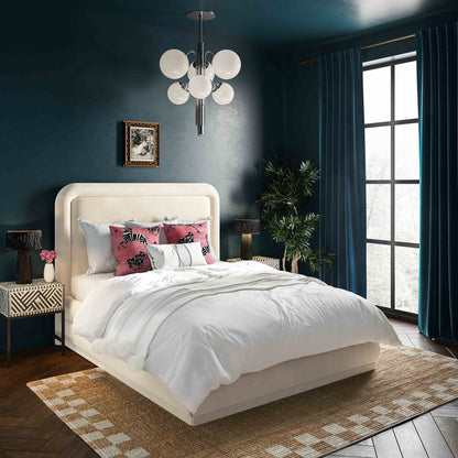 Briella - Velvet Bed, Full, Light Blue