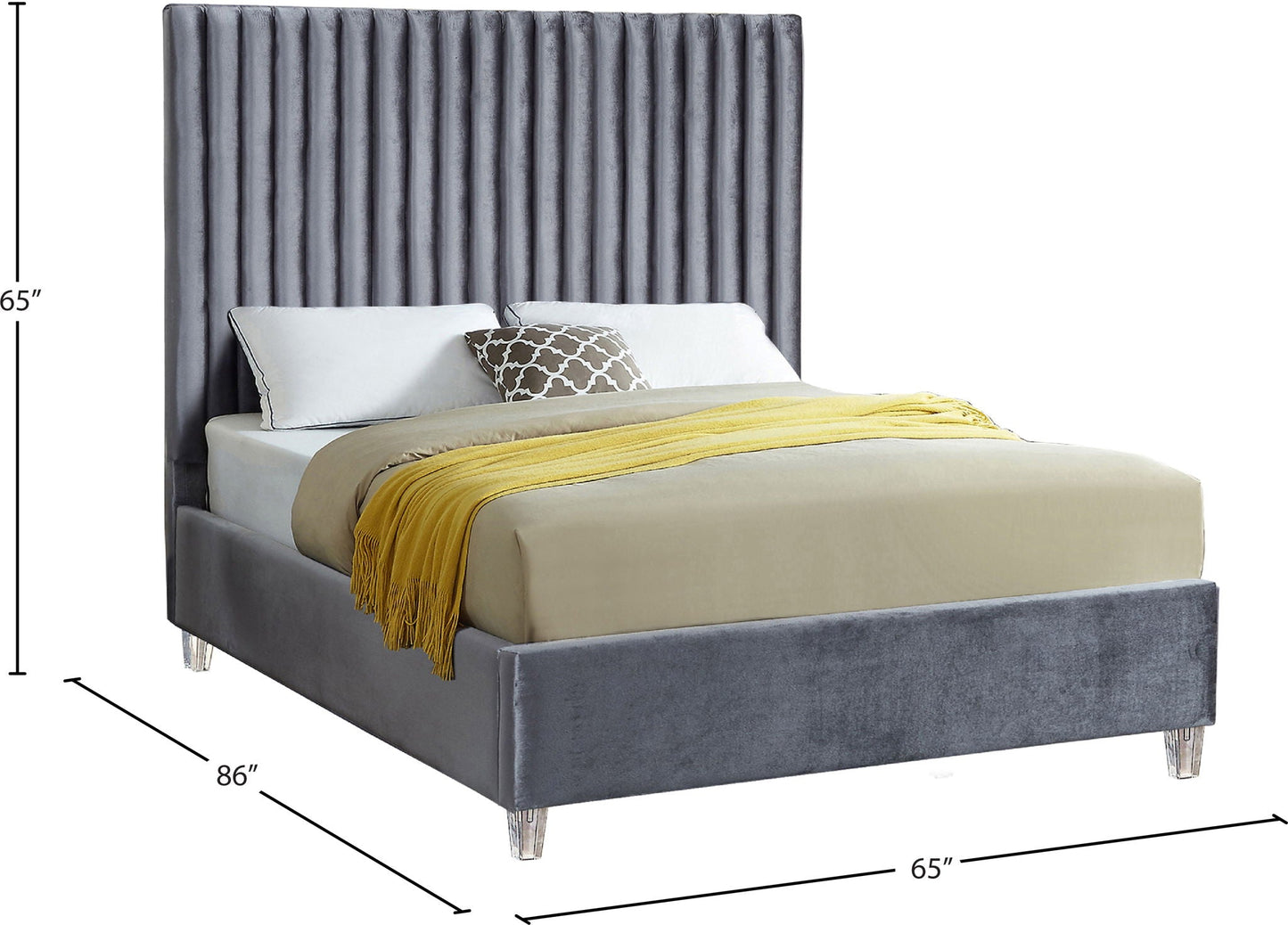 Candace - Bed, Full, Beige