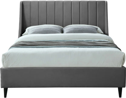 Eva - Velvet Bed, Twin, Green