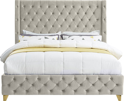 Savan - Bed, Queen, Beige