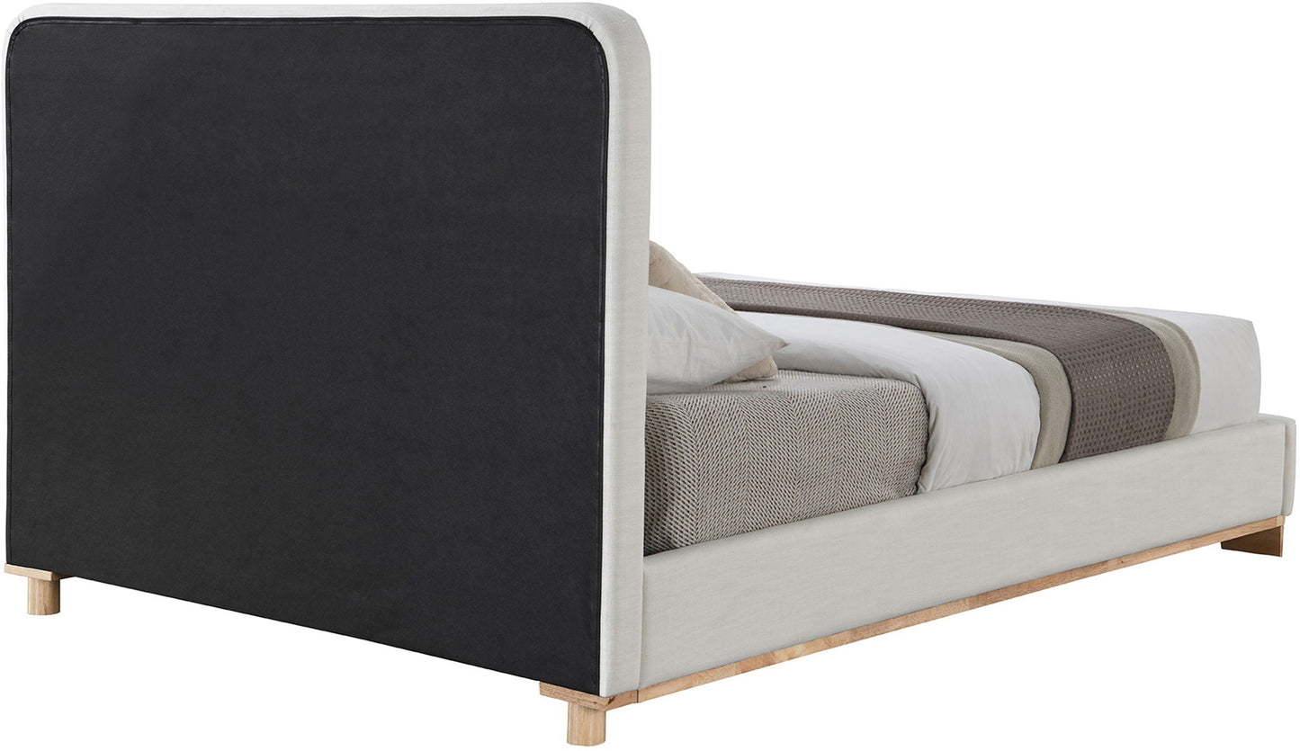 Nolita - Bed With Natural Base, Full, White