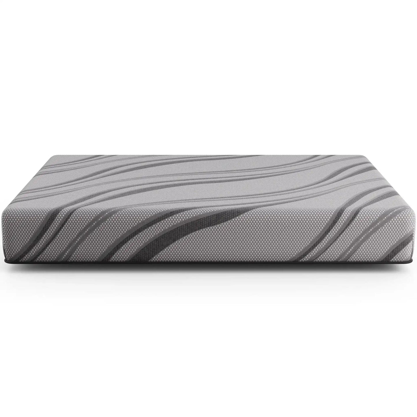 Bib Nl - 10 Pro Gel Foam Mattress, Twin Long, Dark Gray