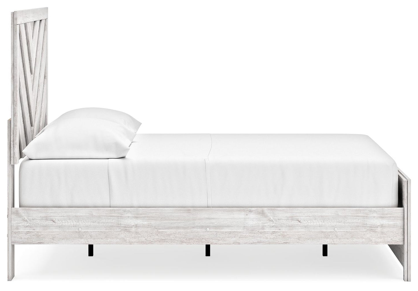 Cayboni - Panel Bed, Full, White