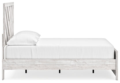 Cayboni - Panel Bed, Full, White