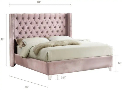 Aiden - Bed, King, Beige
