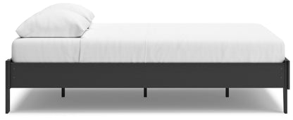 Socalle - Platform Bed, Twin, White