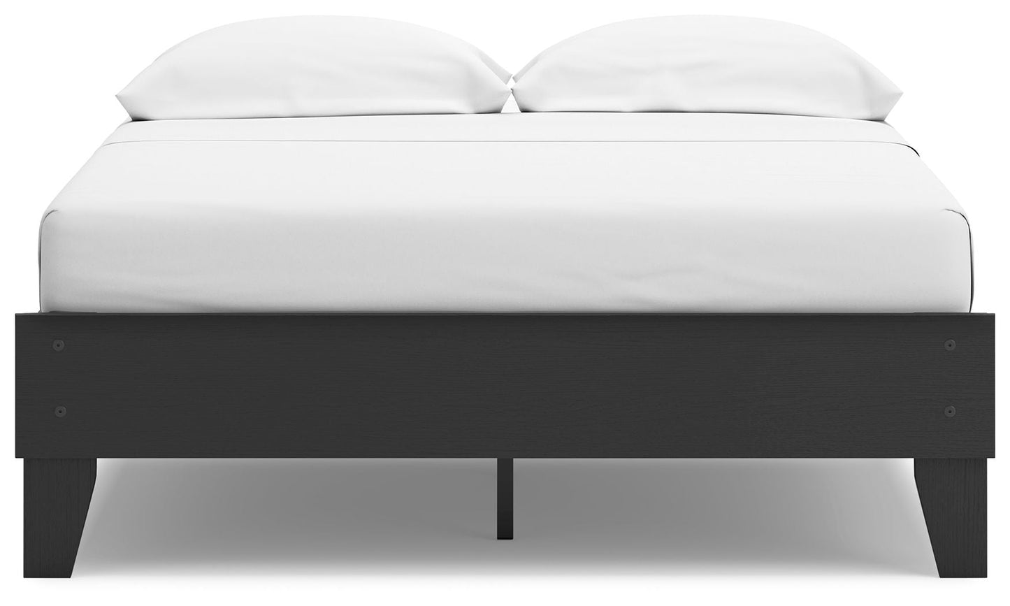 Socalle - Platform Bed, Twin, White