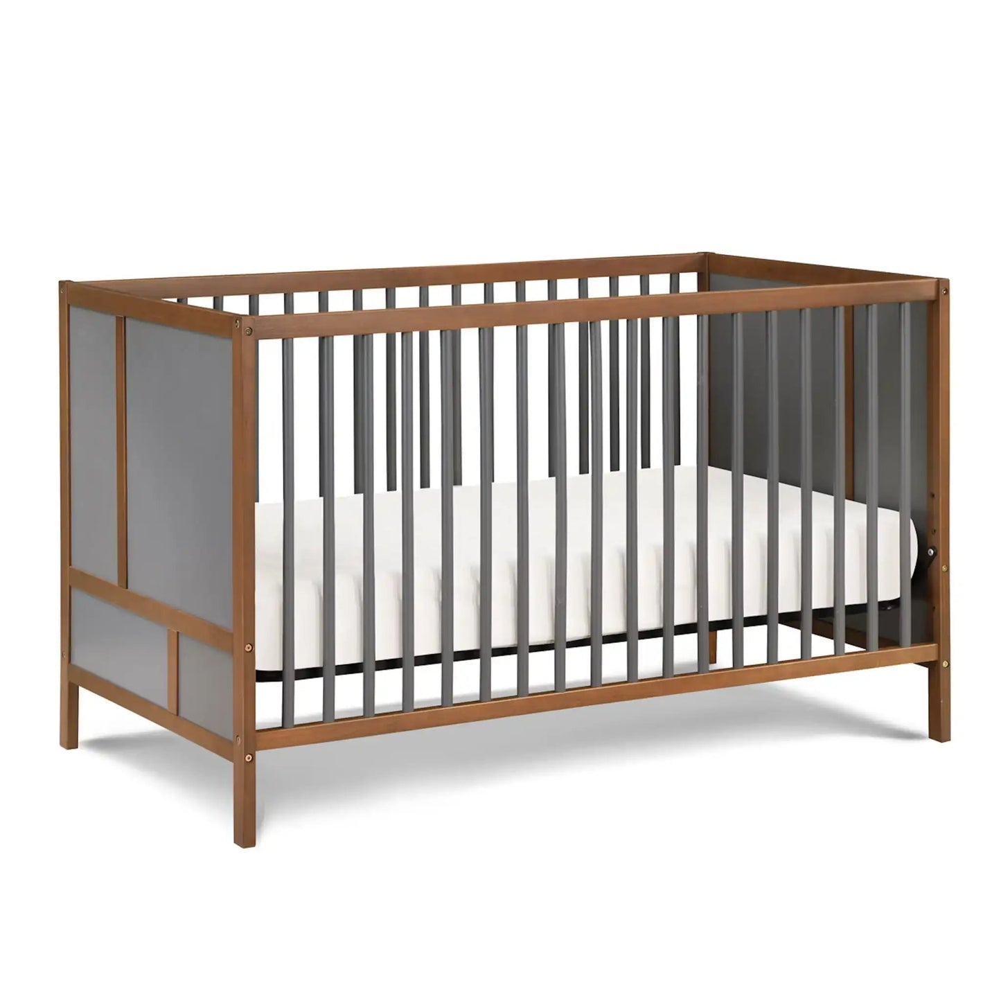 Pixie Finn - 3-in-1 Crib - Walnut, White
