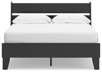 Socalle - Panel Platform Bed, Full, White