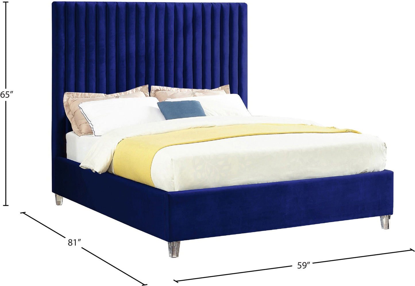 Candace - Bed, Full, Beige