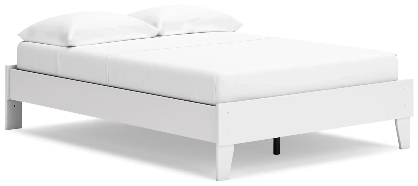 Socalle - Platform Bed, Twin, White