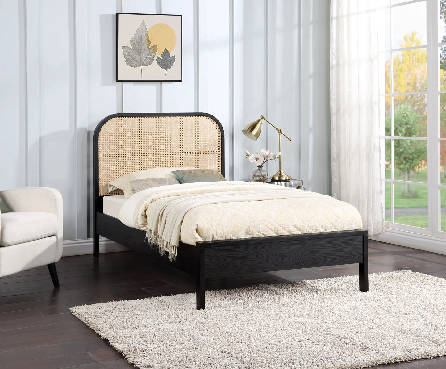 Siena - Bed, Full, Black