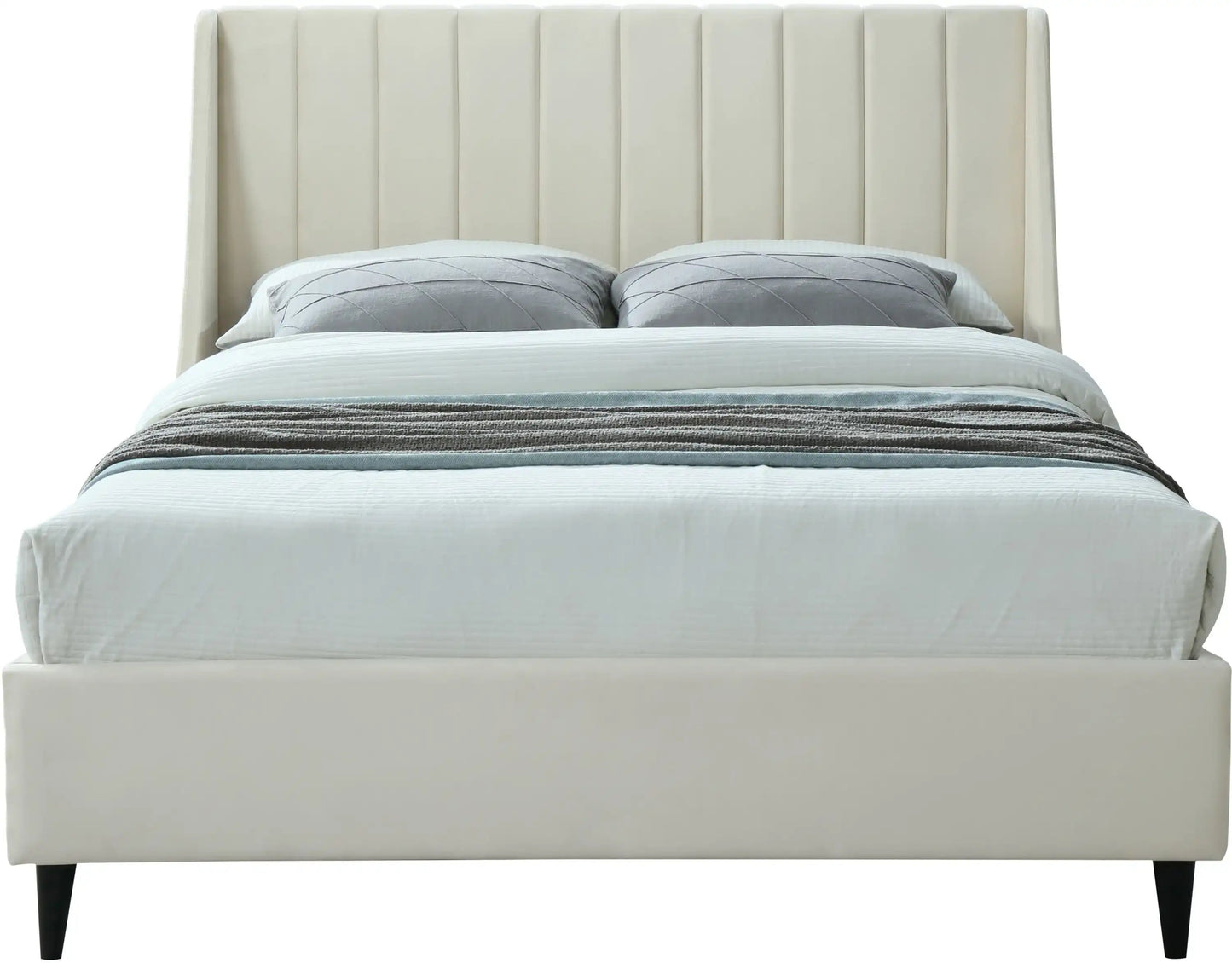Eva - Velvet Bed, Twin, Green