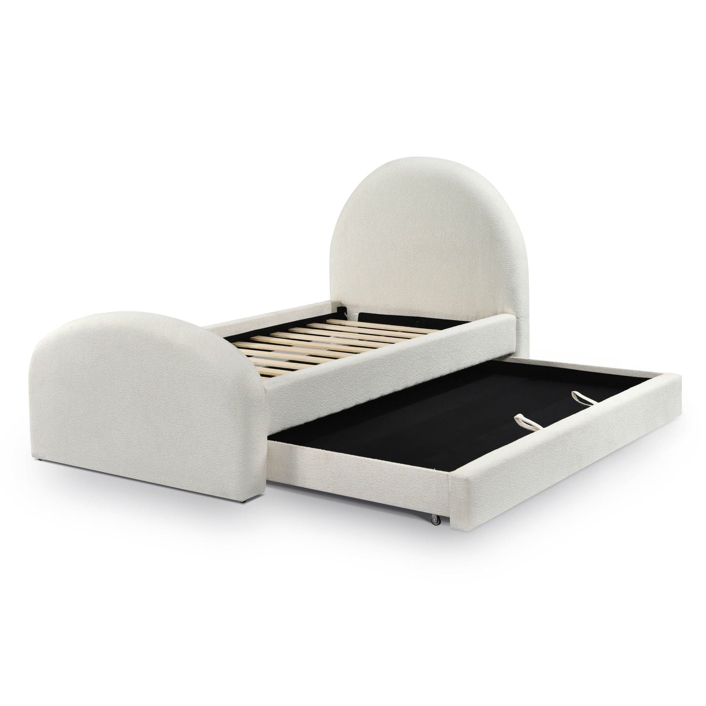 Moon - Trundle Bed, Twin, White